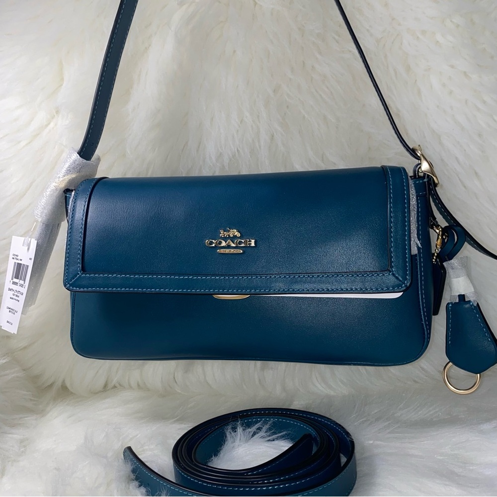 Coach leather purse shoulder crossbody bag New - Picture 4 of 13